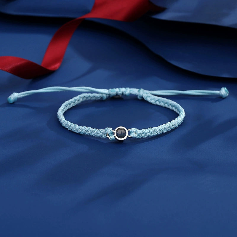 Personalized Circle Photo Bracelet