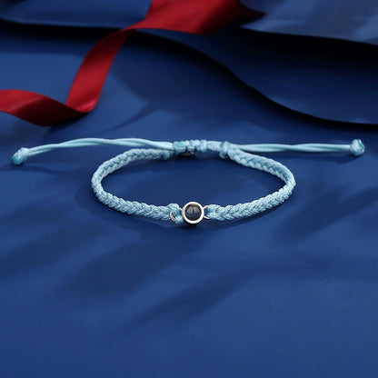 Personalized Circle Photo Bracelet