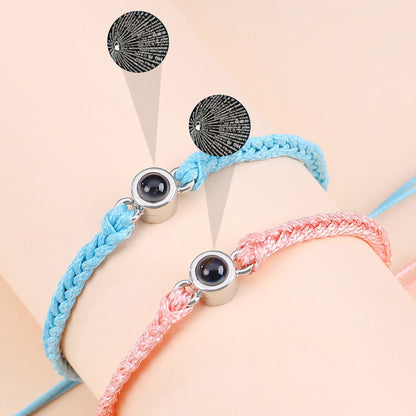 Personalized Circle Photo Bracelet