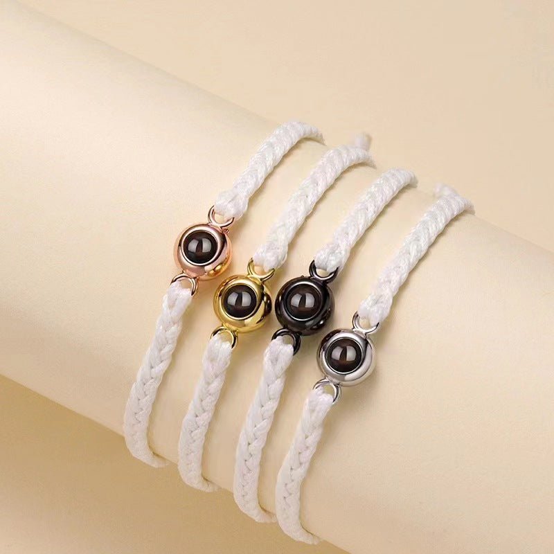 Personalized Circle Photo Bracelet