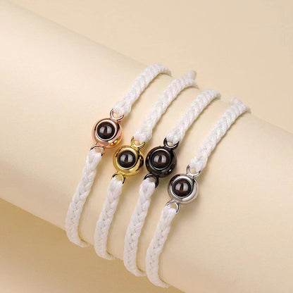 Personalized Circle Photo Bracelet
