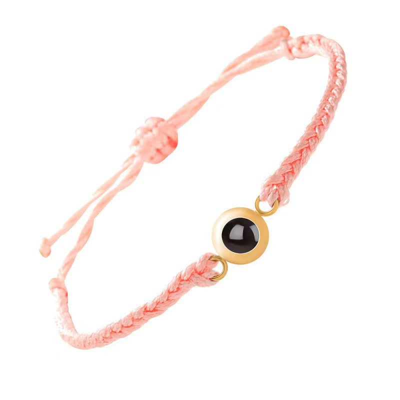 Personalized Circle Photo Bracelet