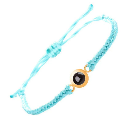 Personalized Circle Photo Bracelet