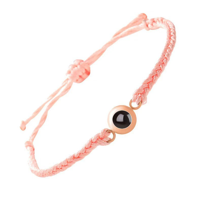 Personalized Circle Photo Bracelet