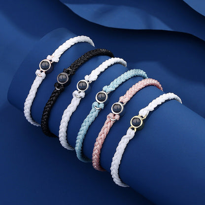 Personalized Circle Photo Bracelet