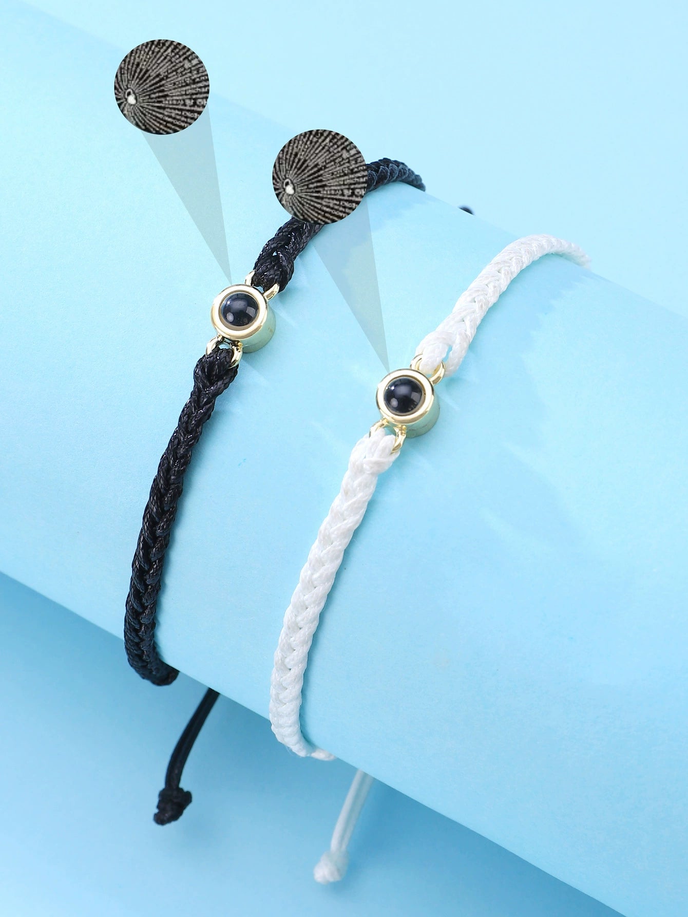 Personalized Circle Photo Bracelet