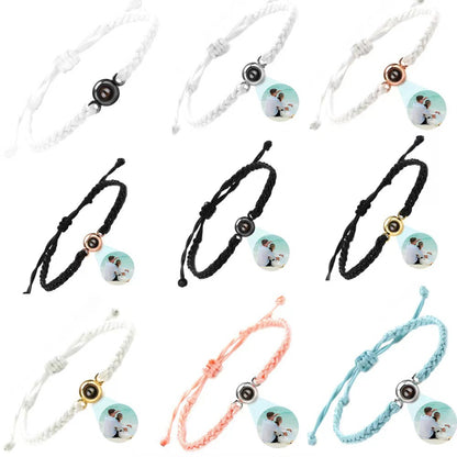 Personalized Circle Photo Bracelet