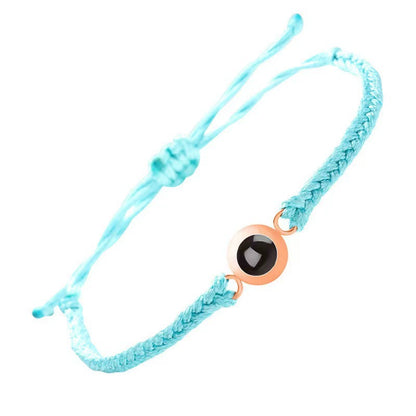 Personalized Circle Photo Bracelet